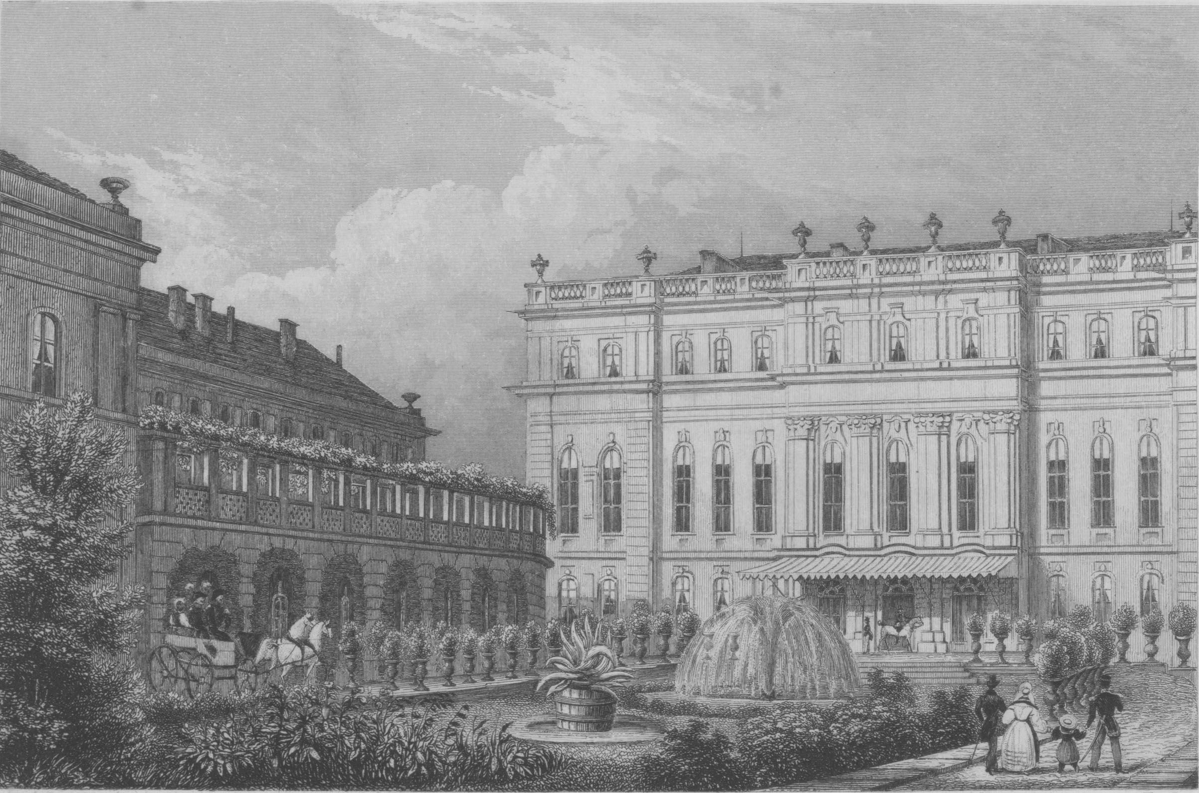 Das Palais S. K. H. des Prinzen Albrecht