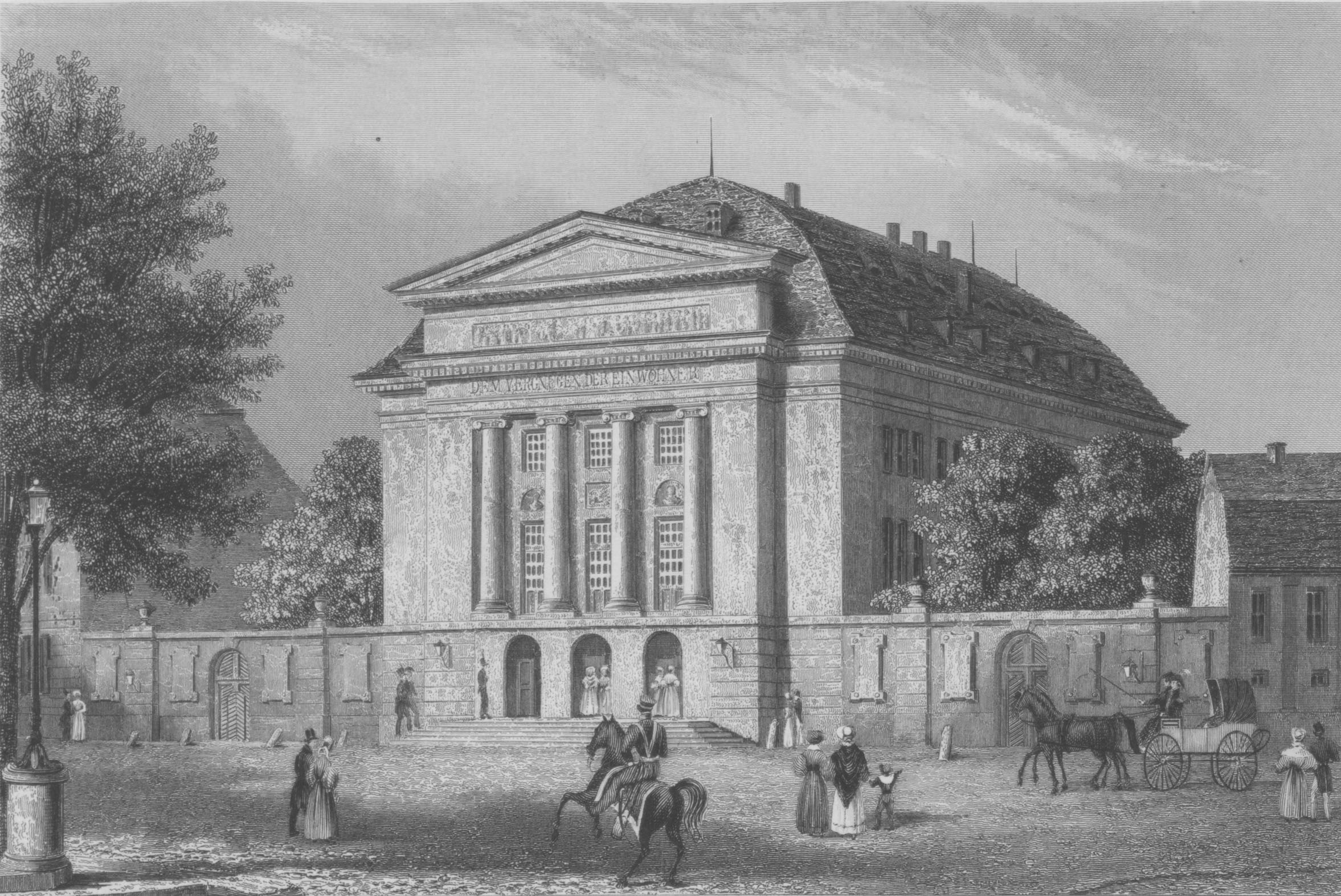 Das Königl. Schauspielhaus in Potsdam